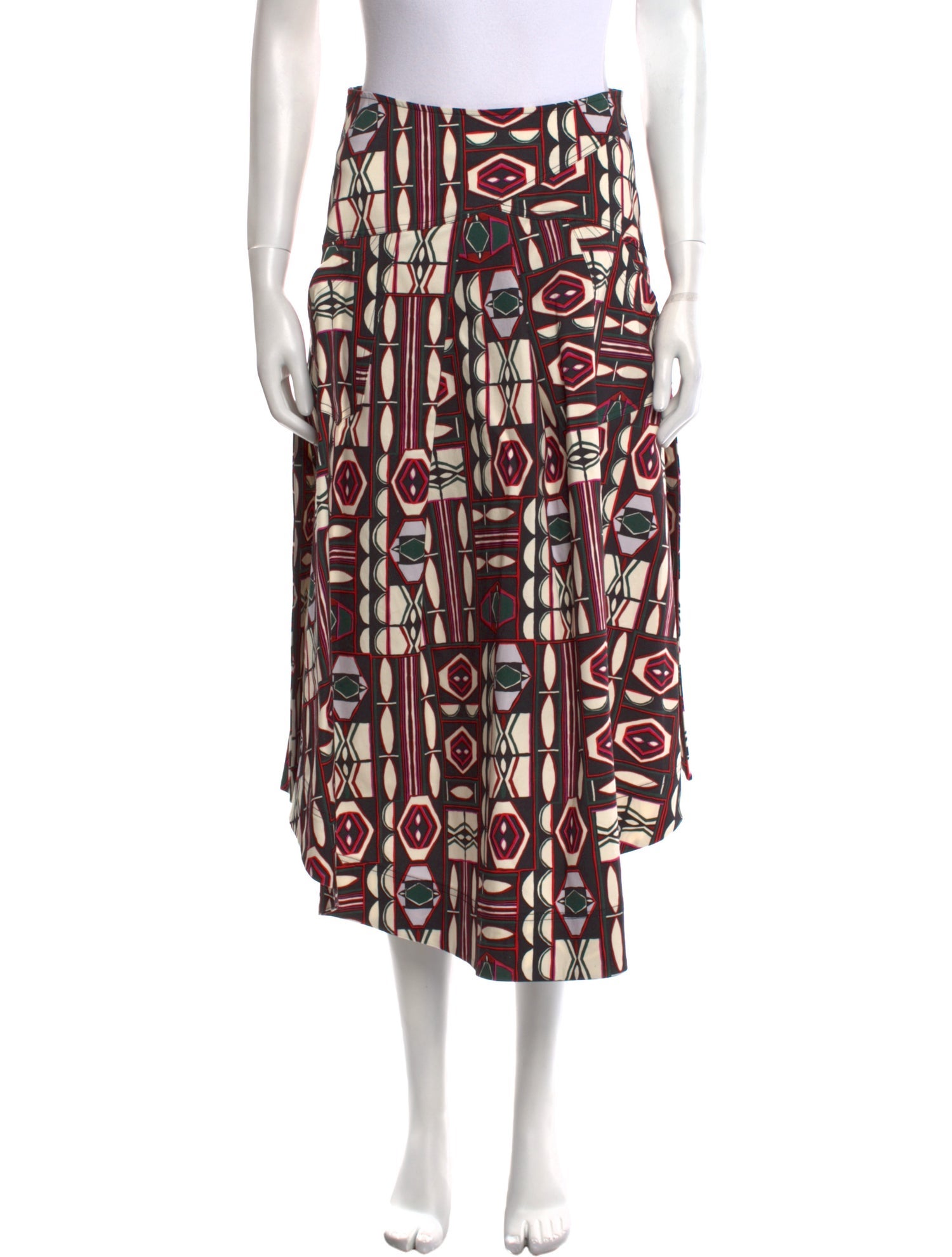 Goop G. Label Printed Midi Length Skirt