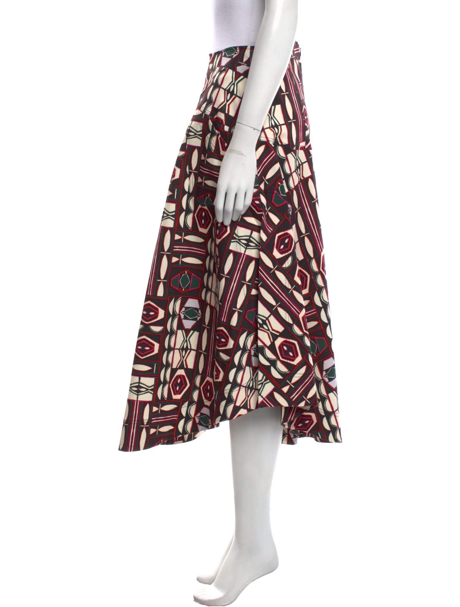 Goop G. Label Printed Midi Length Skirt