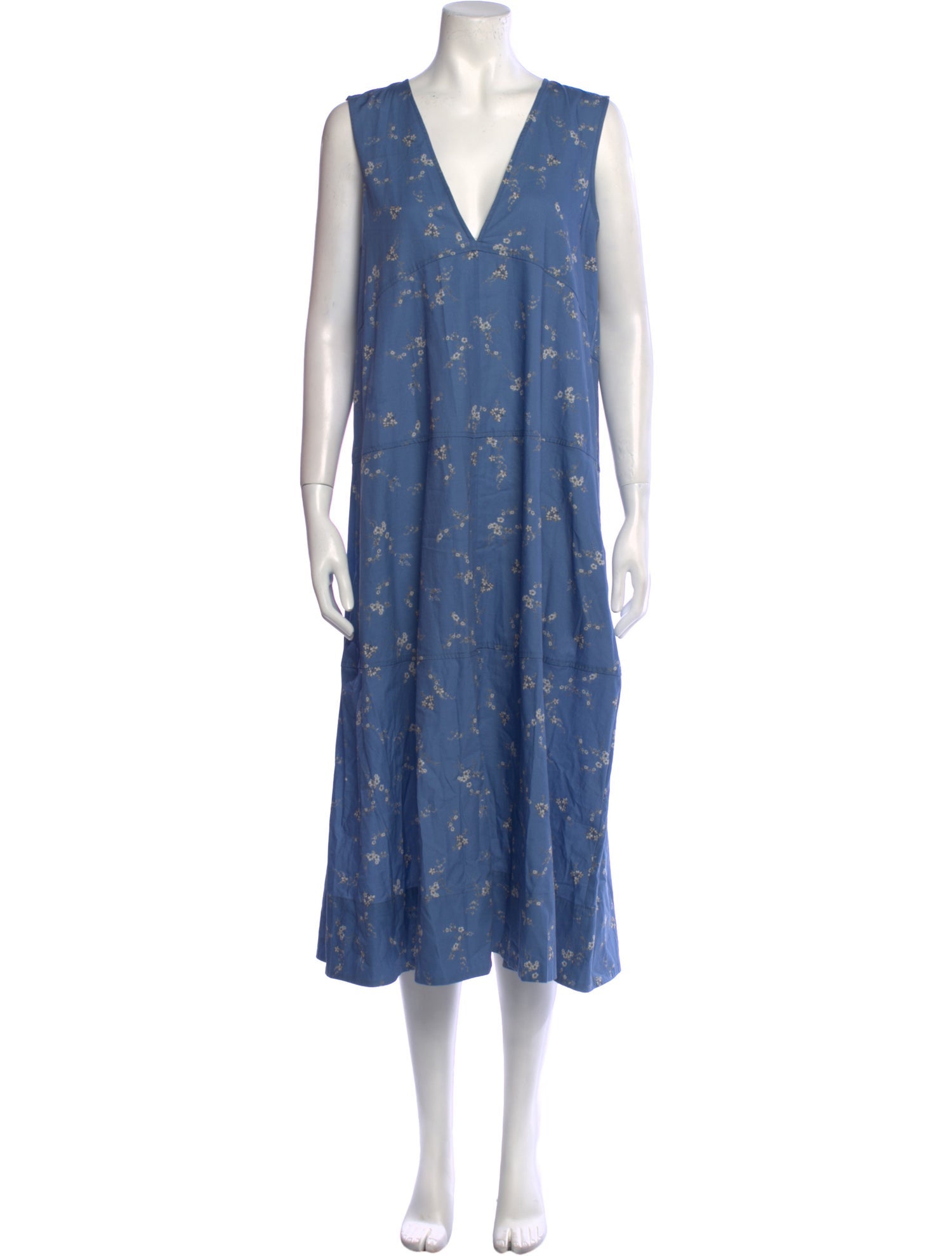 Goop G. Label Floral Print Long Dress