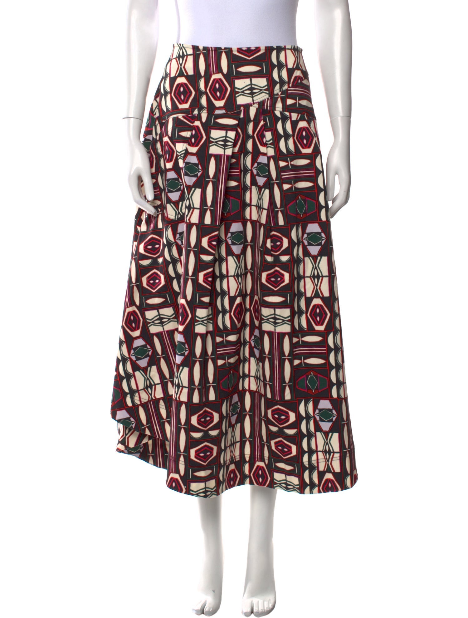 Goop G. Label Printed Midi Length Skirt