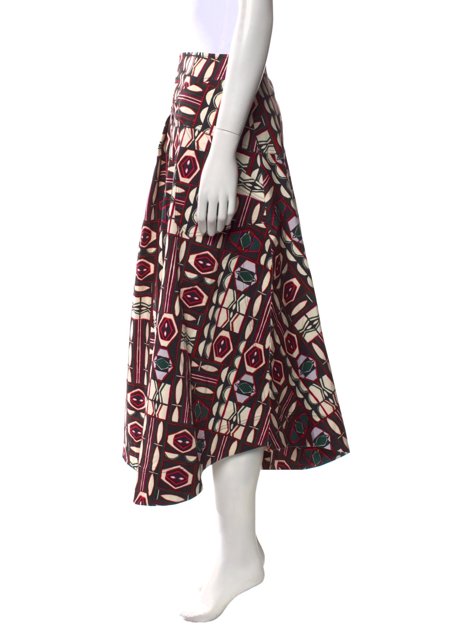 Goop G. Label Printed Midi Length Skirt