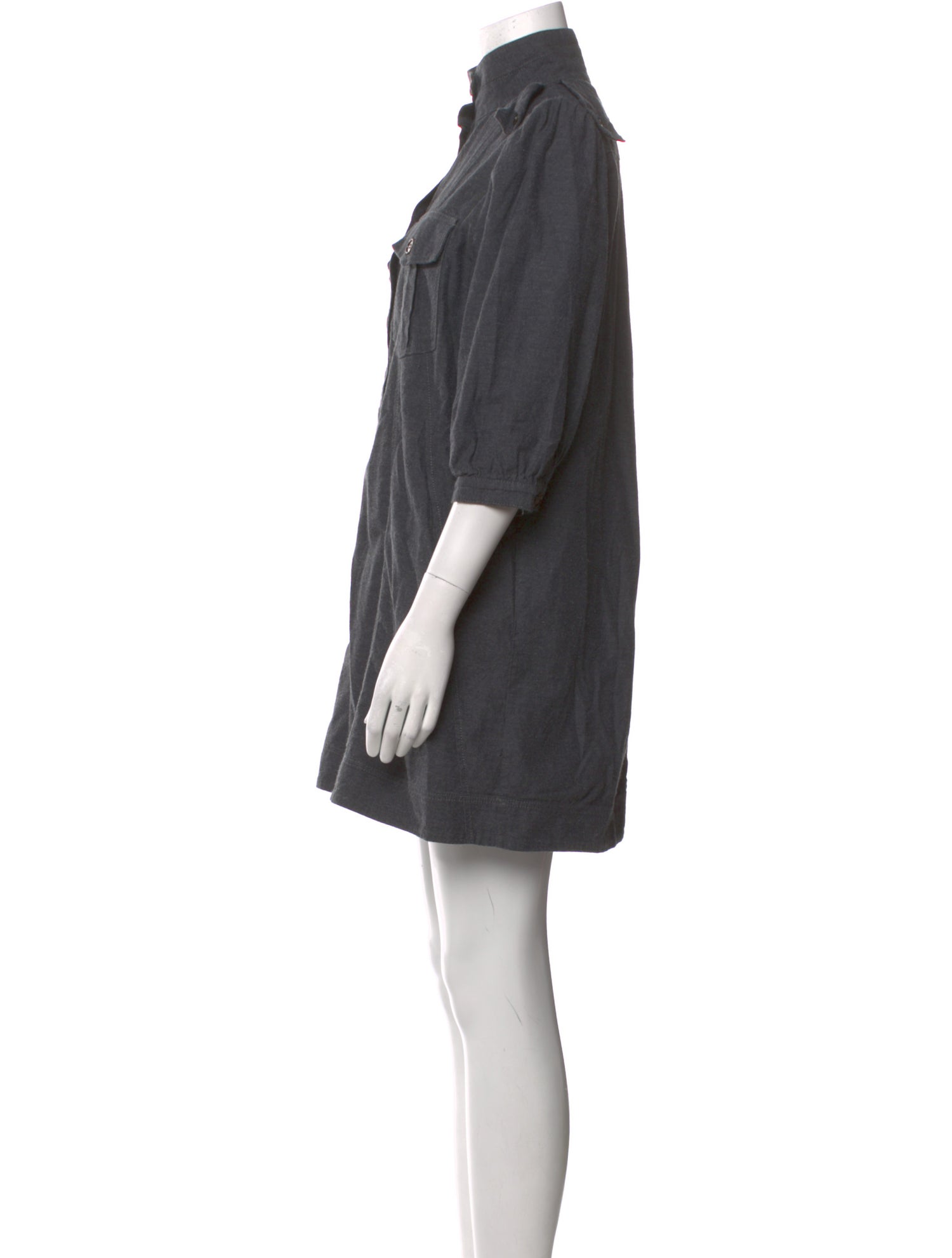 Goop G. Label Mock Neck Mini Dress