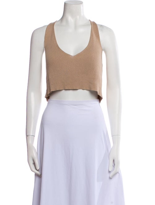 Goop G. Label Merino Wool V-Neck Crop Top