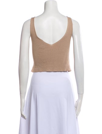 Goop G. Label Merino Wool V-Neck Crop Top