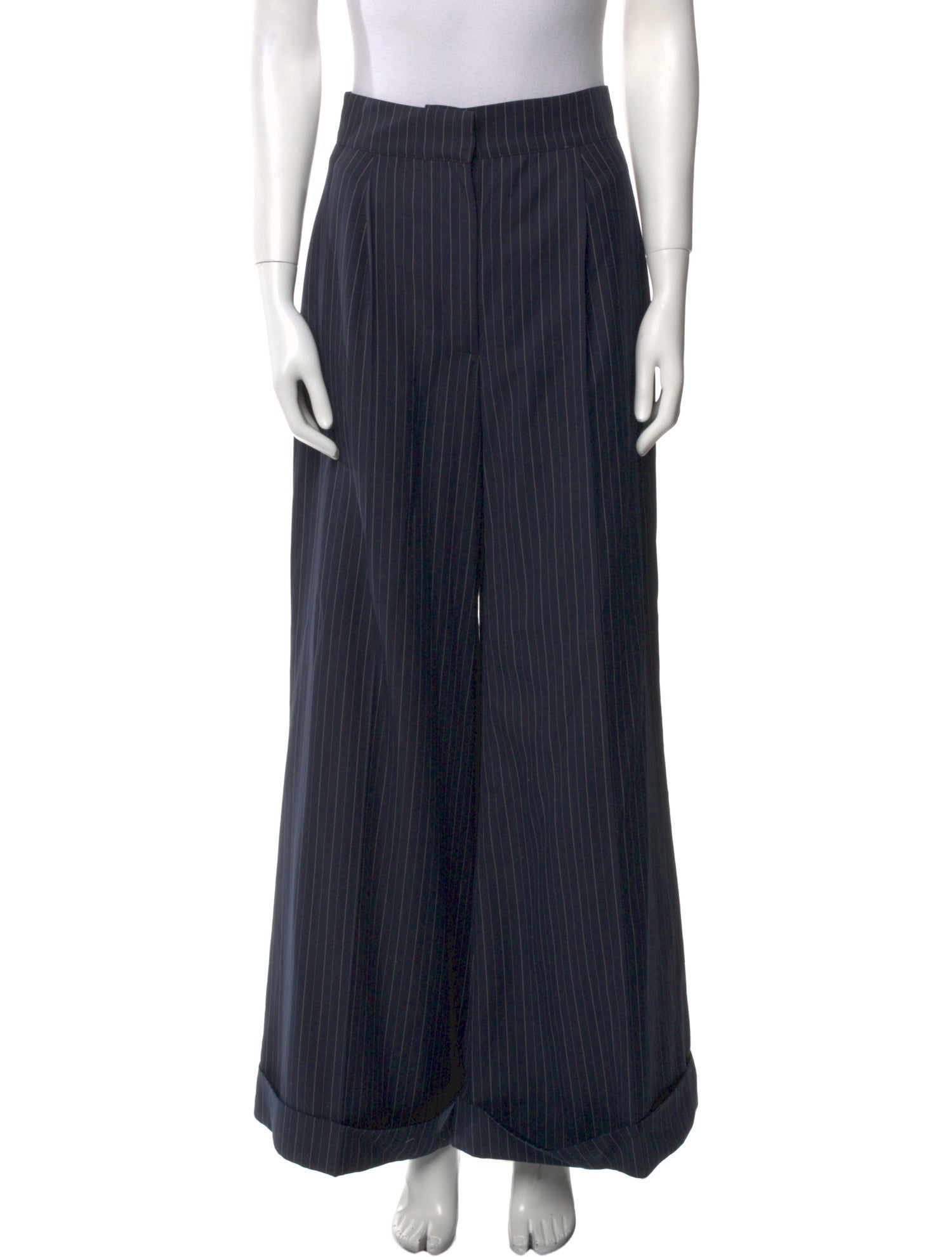 Goop G. Label Striped Wide Leg Pants