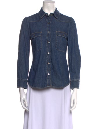 Goop G. Label Long Sleeve Button-Up Top