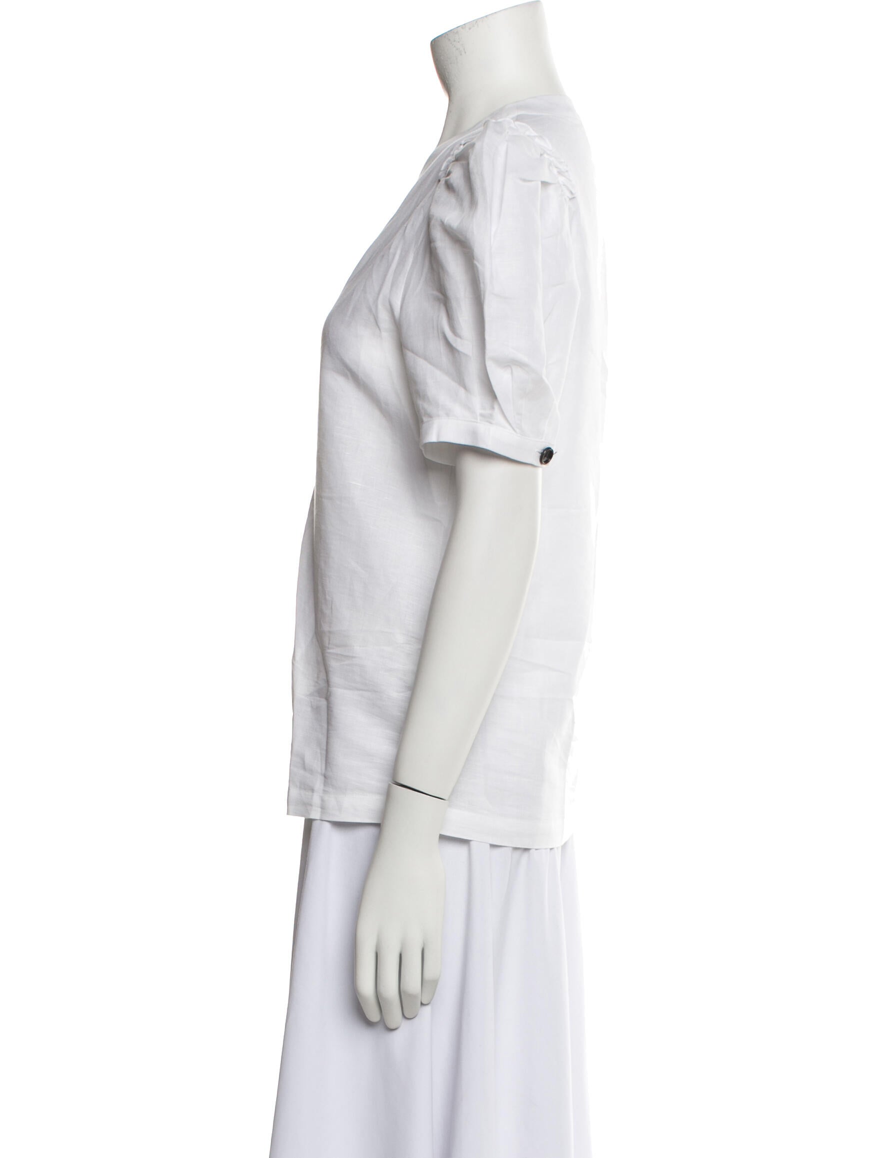 Goop G. Label Linen V-Neck Blouse