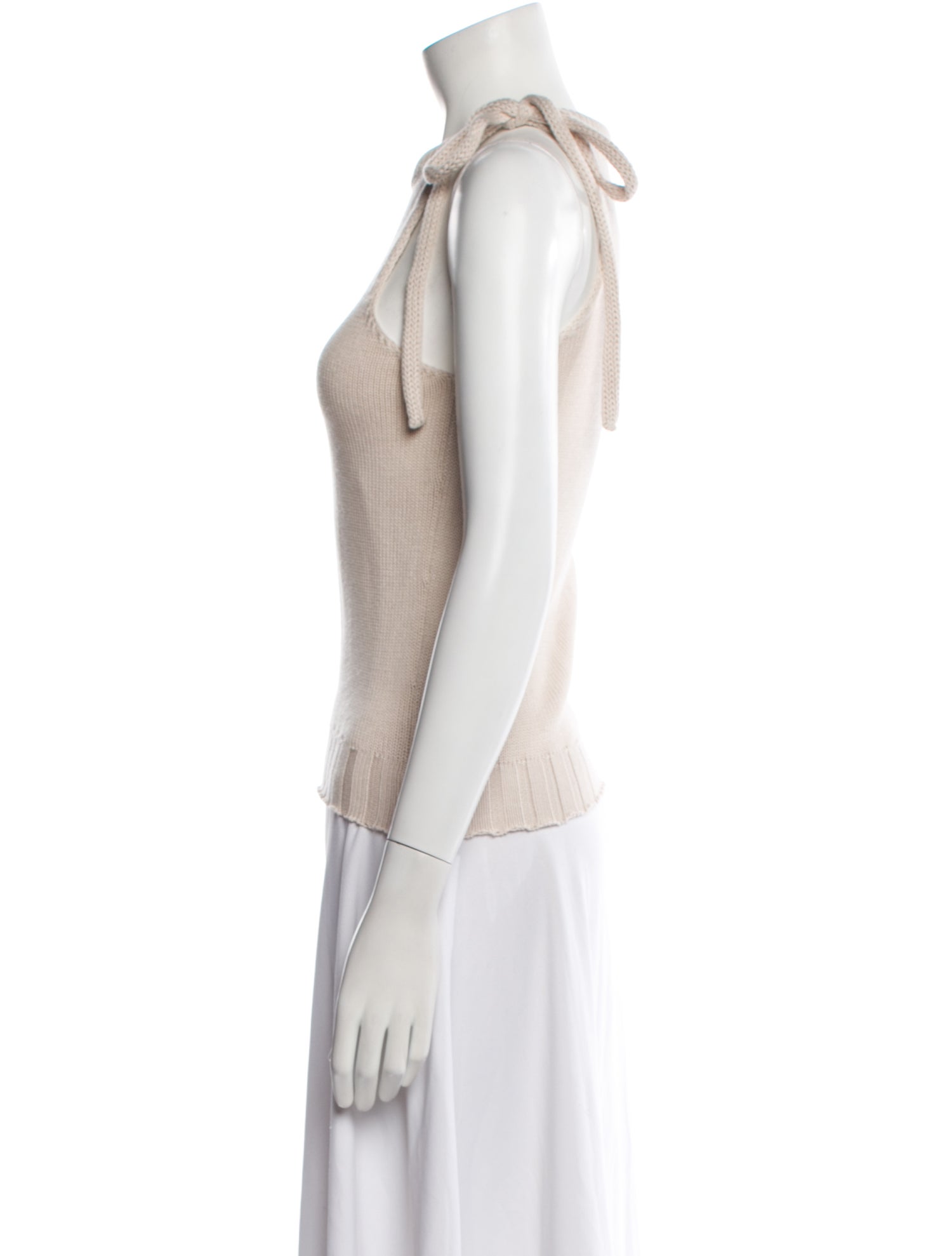 Goop G. Label Merino Wool Square Neckline Top