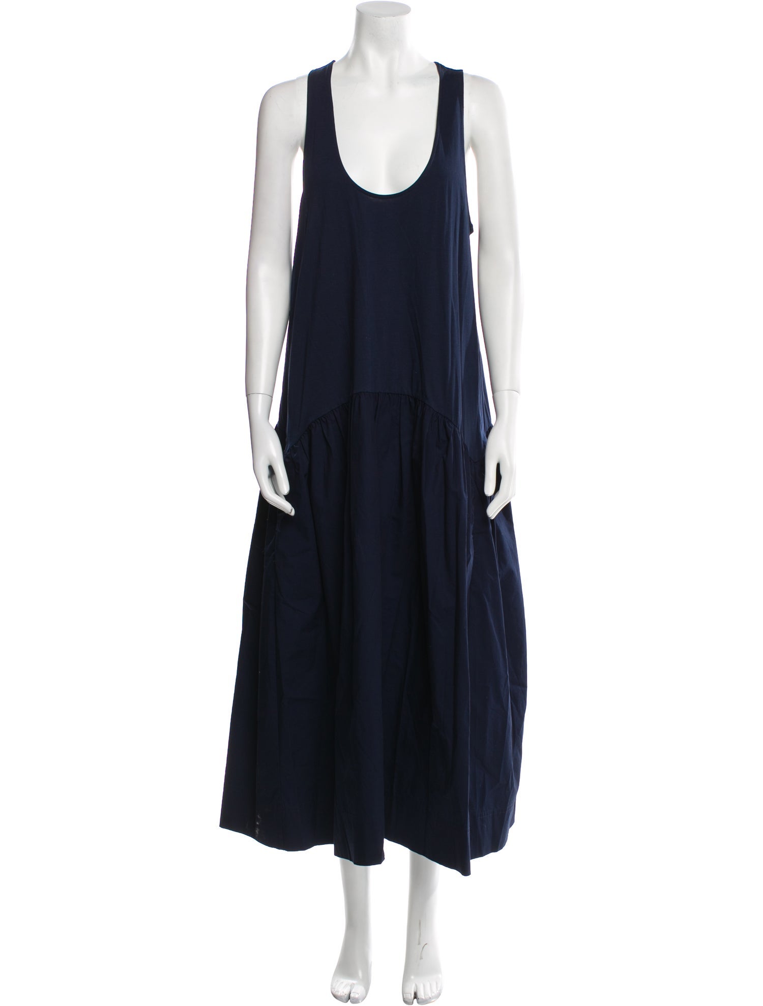 Goop G. Label Scoop Neck Long Dress