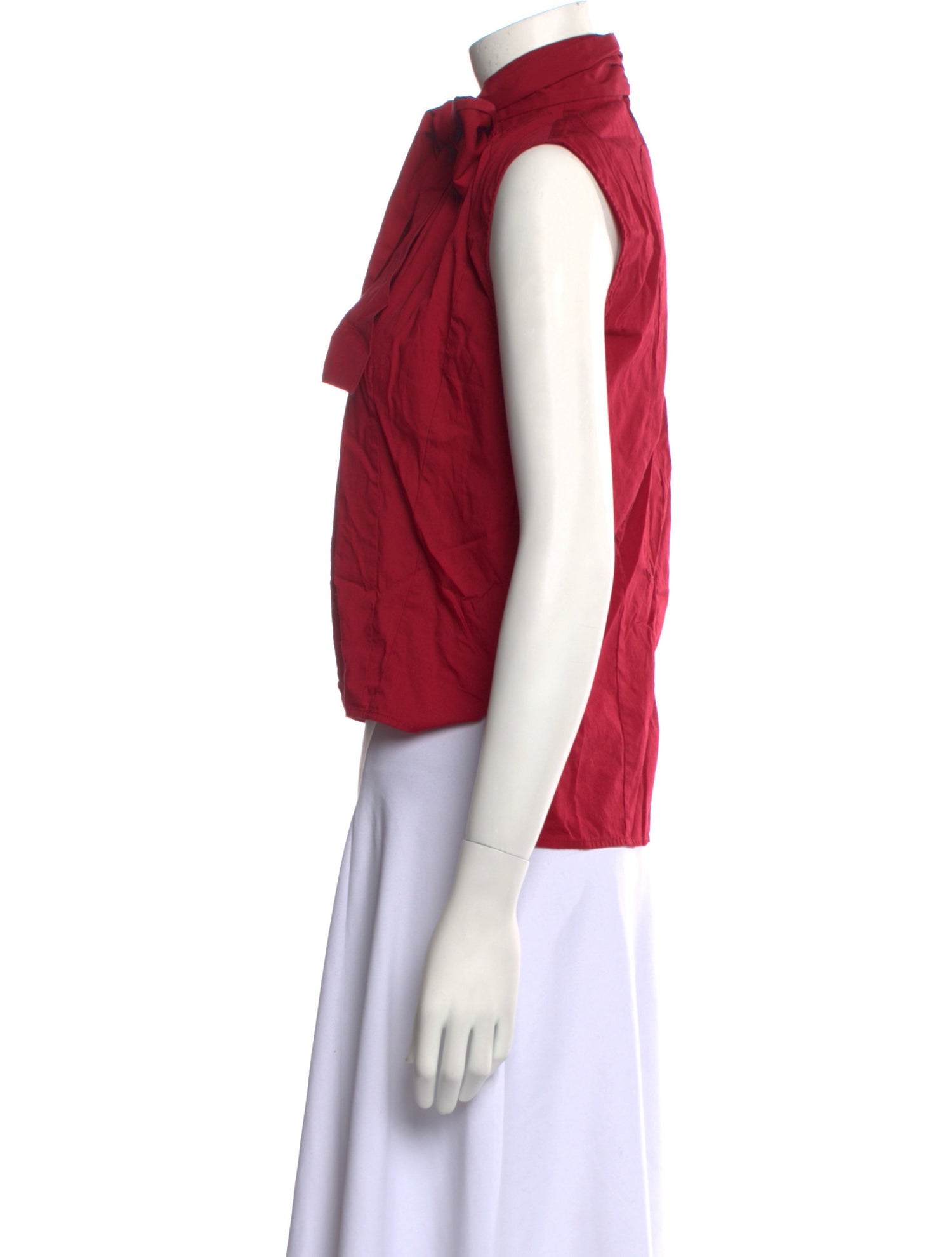 Goop G. Label Mock Neck Sleeveless Crop Top