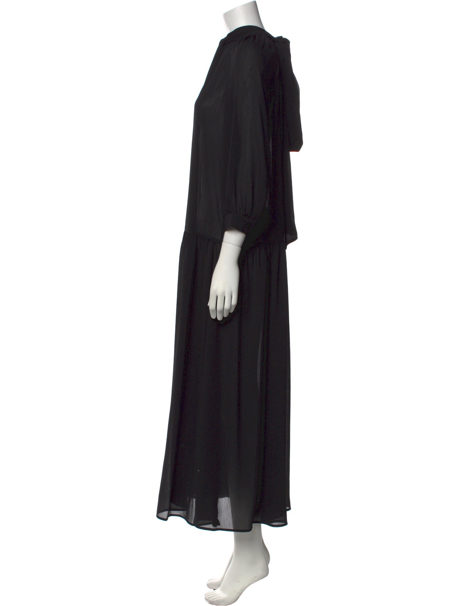 Goop G. Label Mock Neck Long Dress