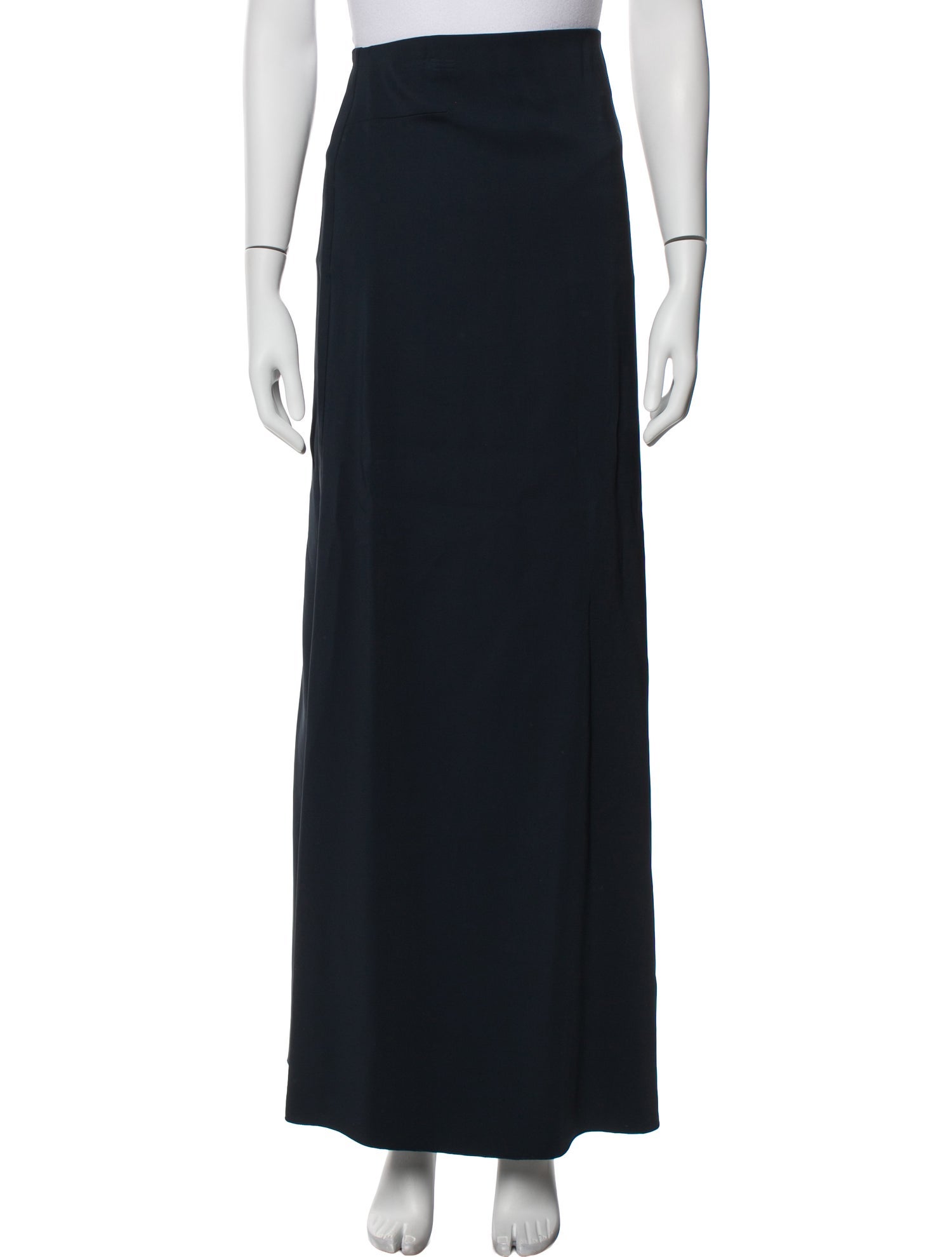Goop G. Label Raw-Edge Trim Long Skirt