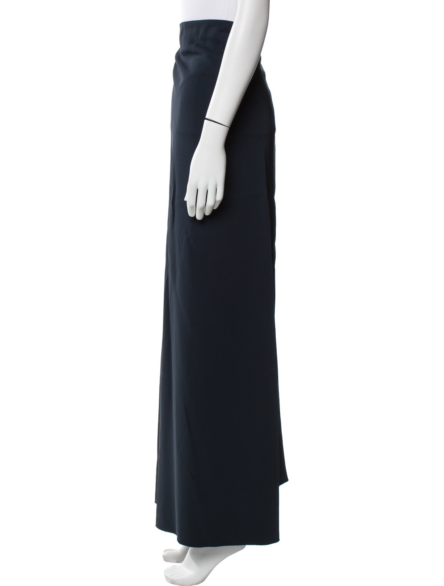 Goop G. Label Raw-Edge Trim Long Skirt