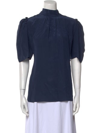Goop G. Label Silk Mock Neck Top