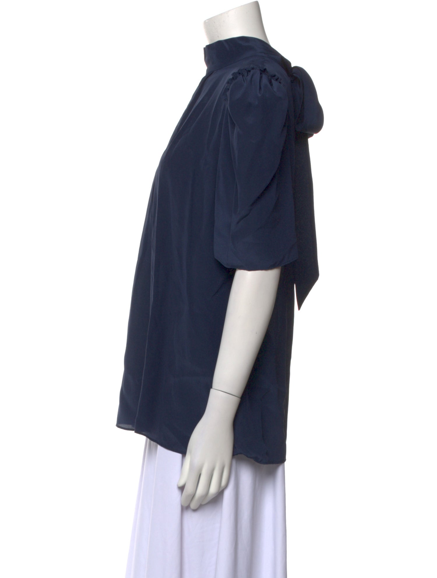 Goop G. Label Silk Mock Neck Top