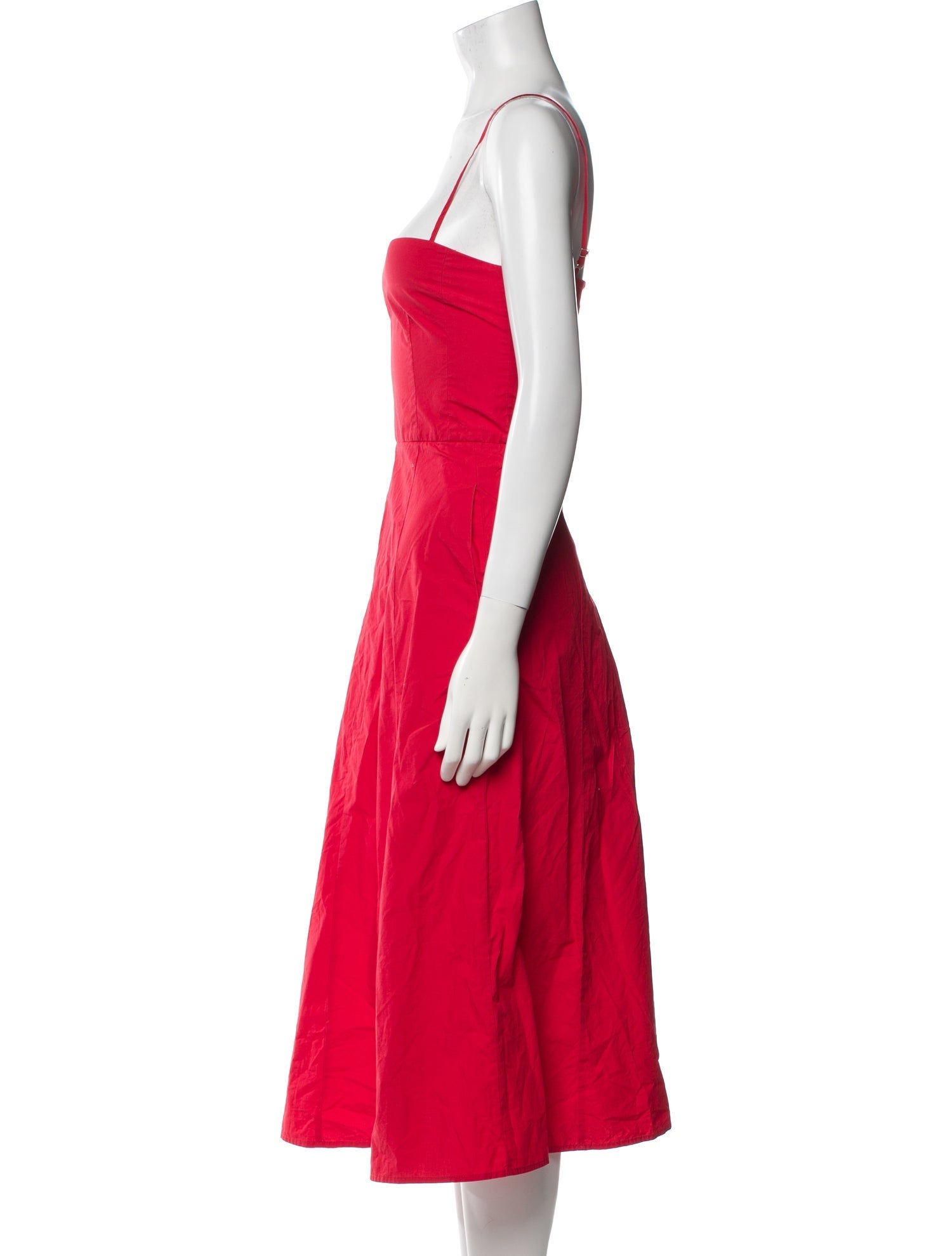 Goop G. Label Square Neckline Midi Length Dress