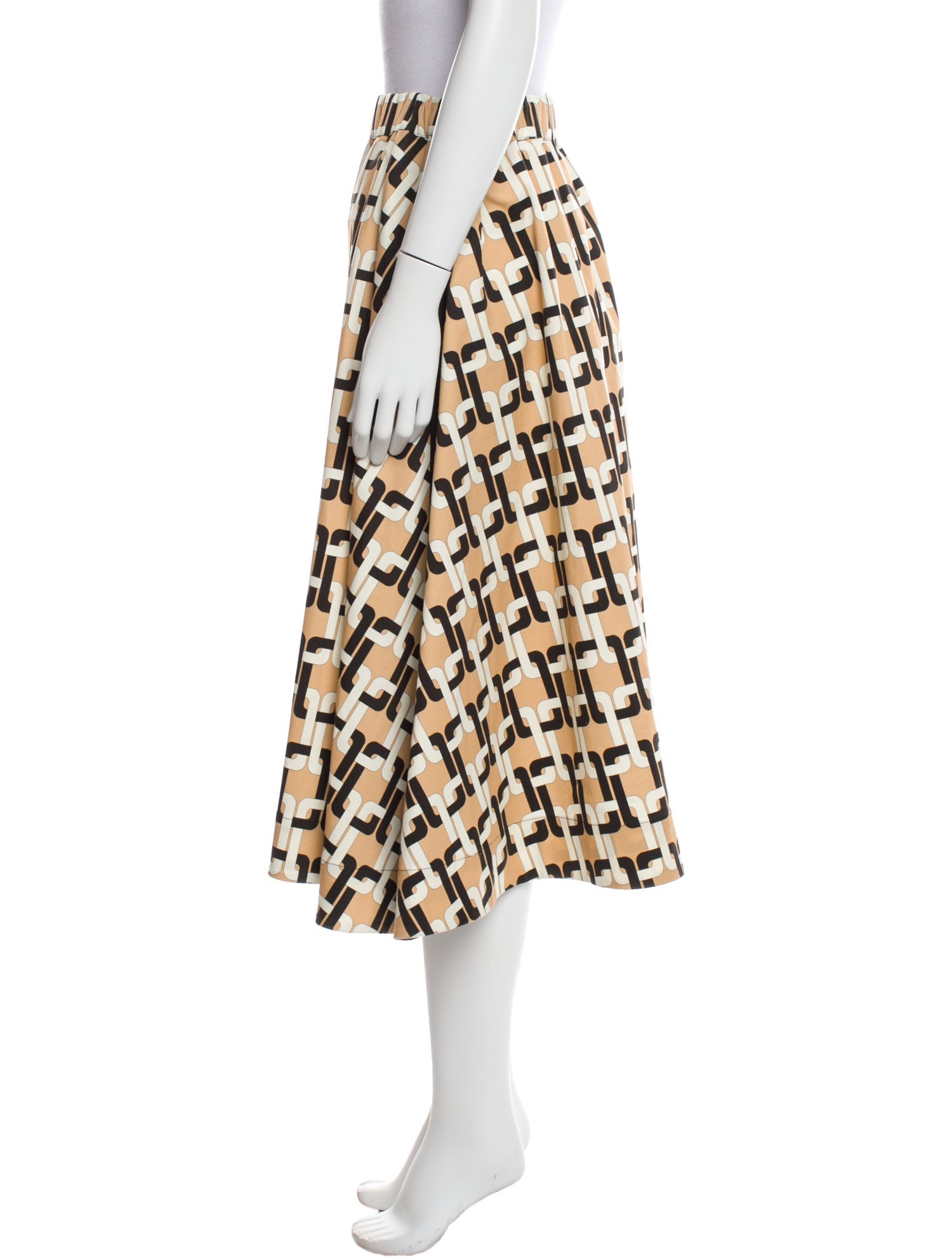 Goop G. Label Printed Knee-Length Skirt