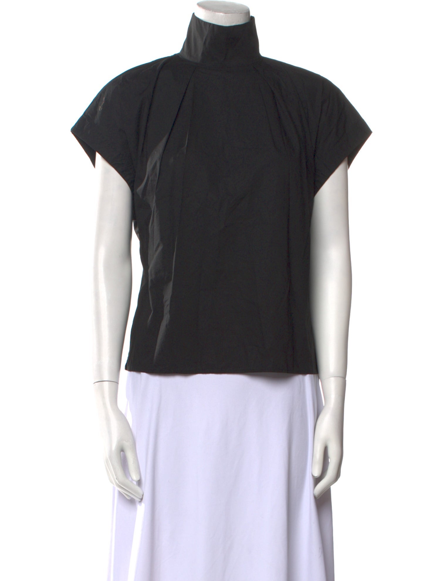 Goop G. Label Turtleneck Short Sleeve Top