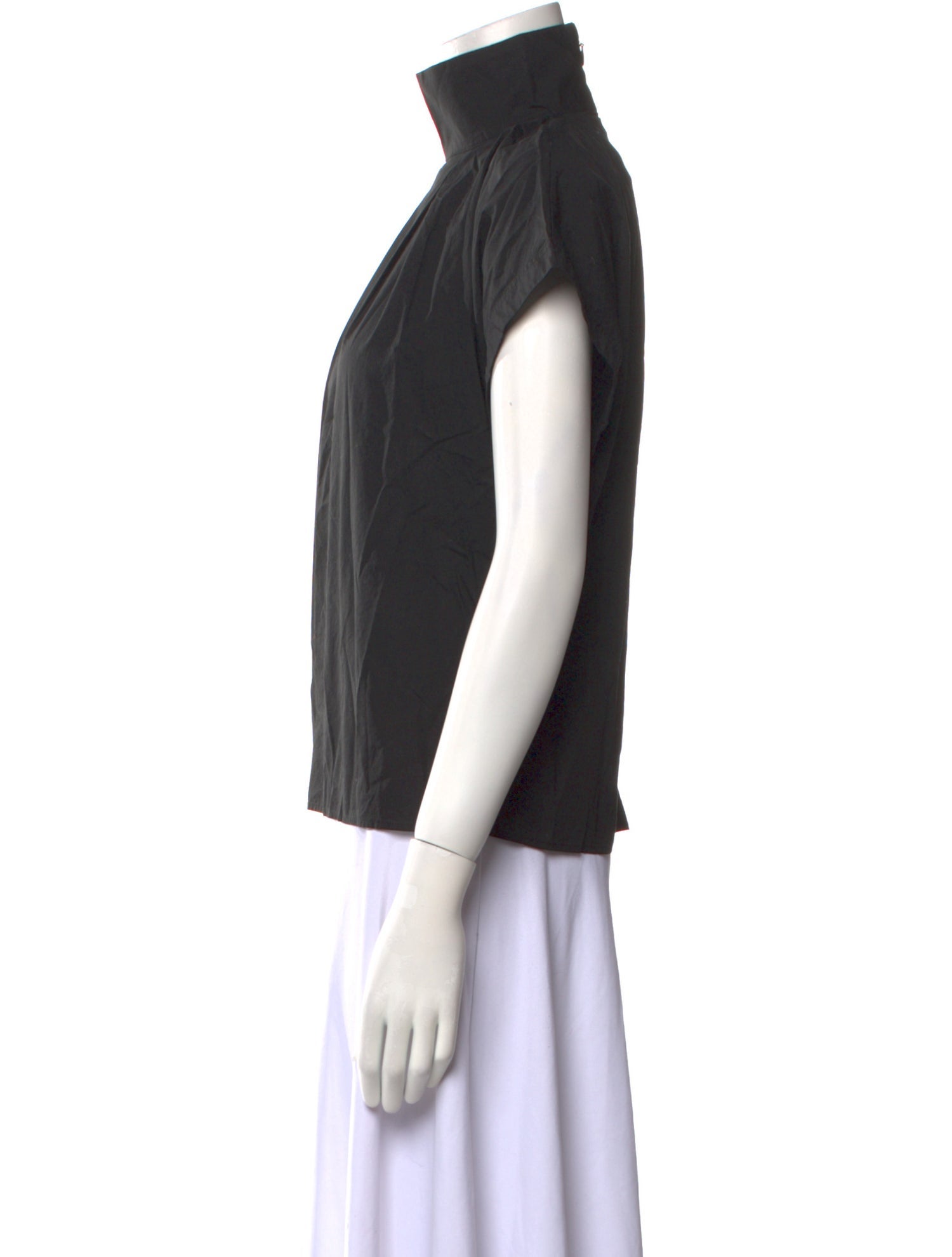 Goop G. Label Turtleneck Short Sleeve Top