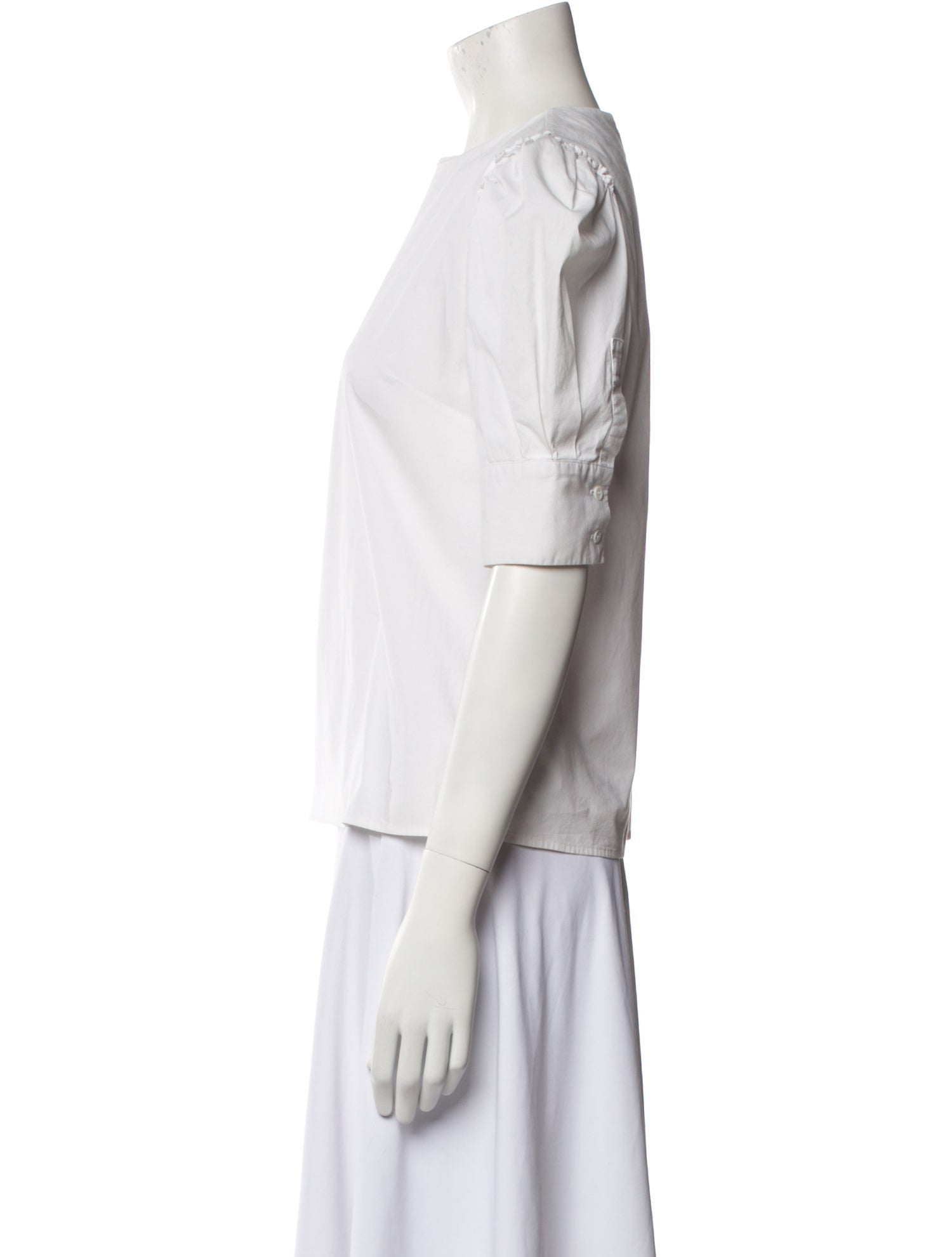 Goop G. Label Crew Neck Short Sleeve Top