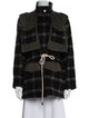Goop G. Label Virgin Wool Plaid Print Coat
