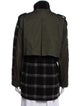 Goop G. Label Virgin Wool Plaid Print Coat