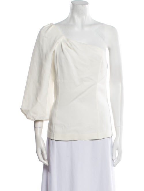 Goop G. Label One-Shoulder Three-Quarter Sleeve Blouse