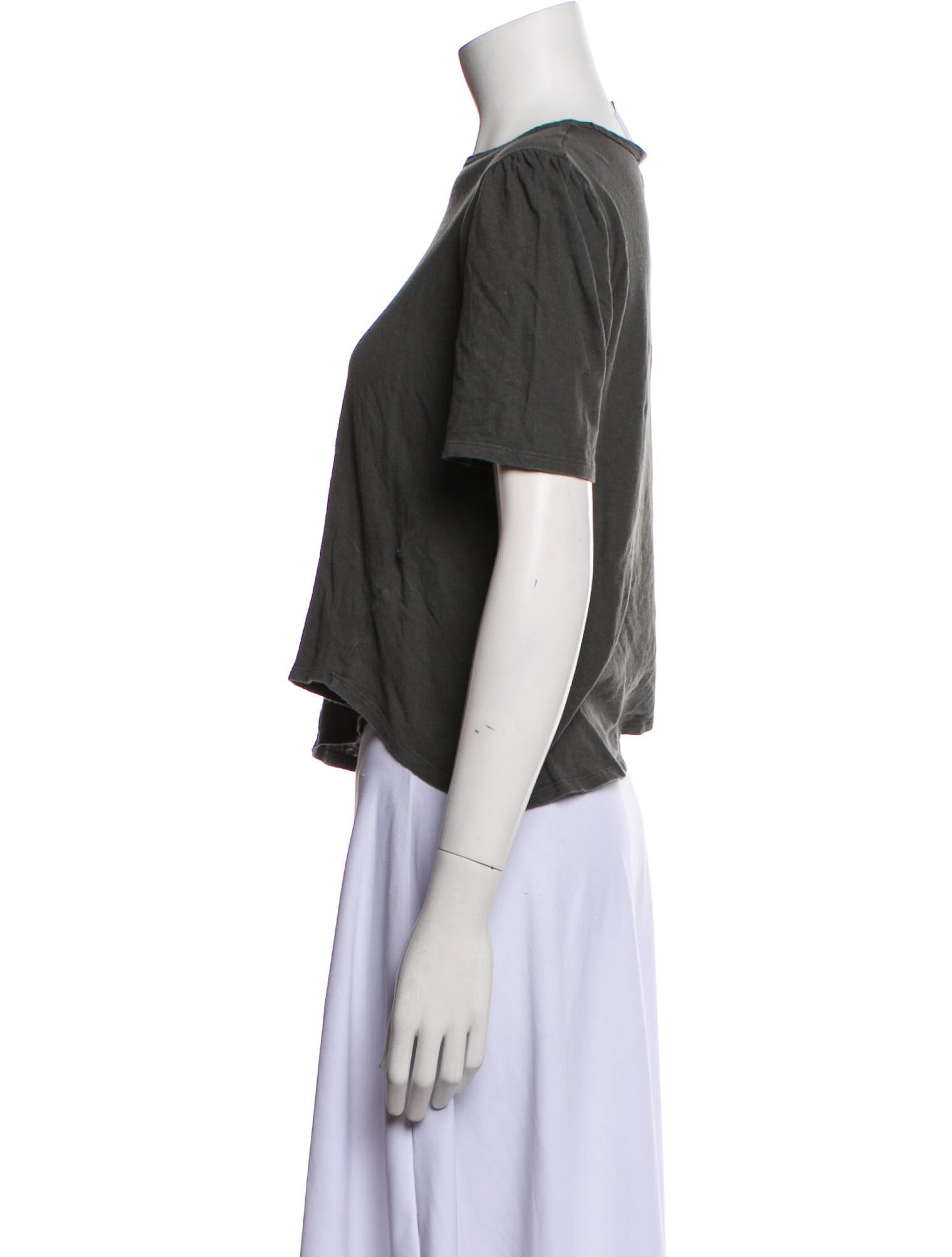 Goop G. Label Bateau Neckline Short Sleeve T-Shirt