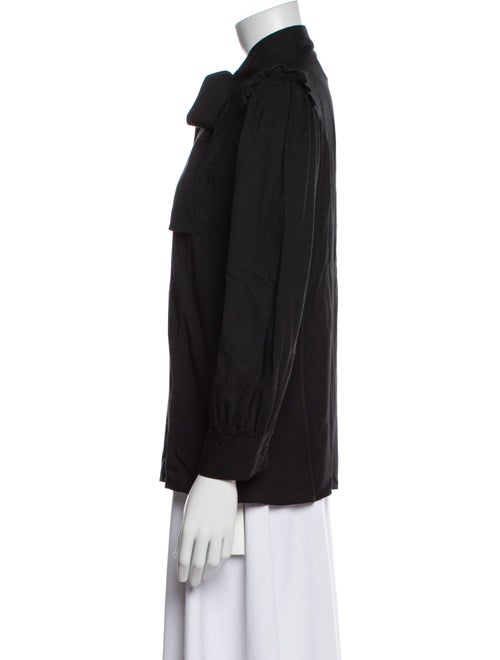 Goop G. Label Three-Quarter Sleeve Button-Up Top