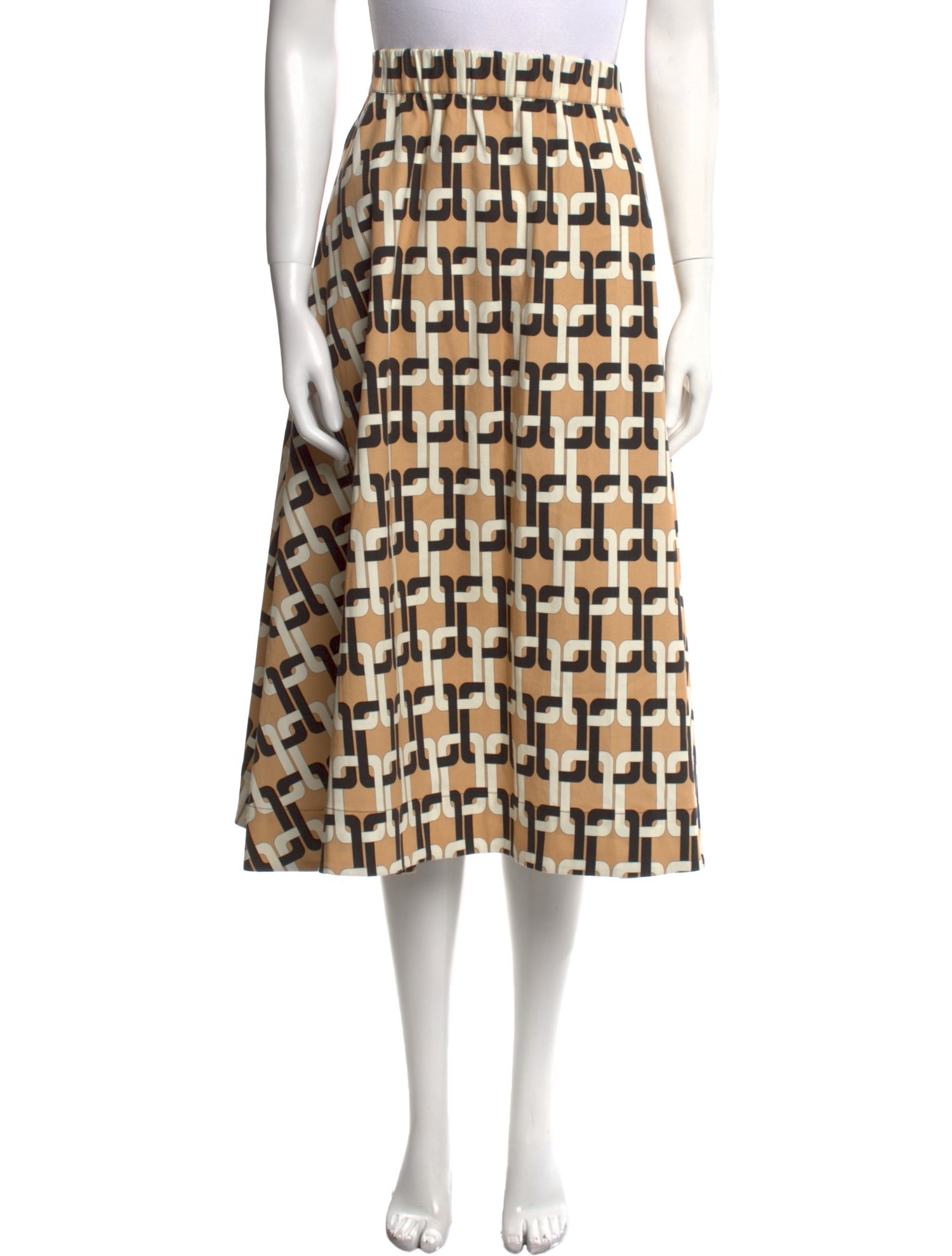 Goop G. Label Printed Midi Length Skirt