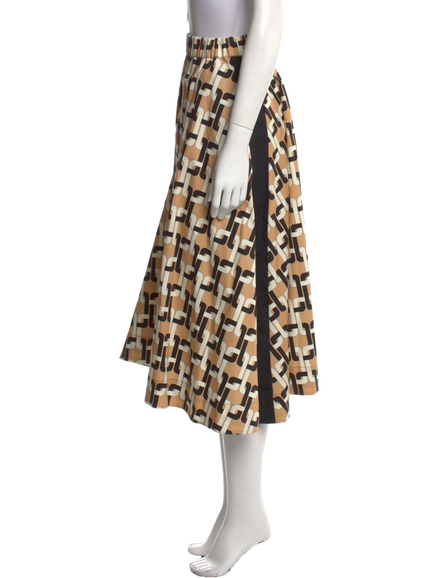 Goop G. Label Printed Midi Length Skirt