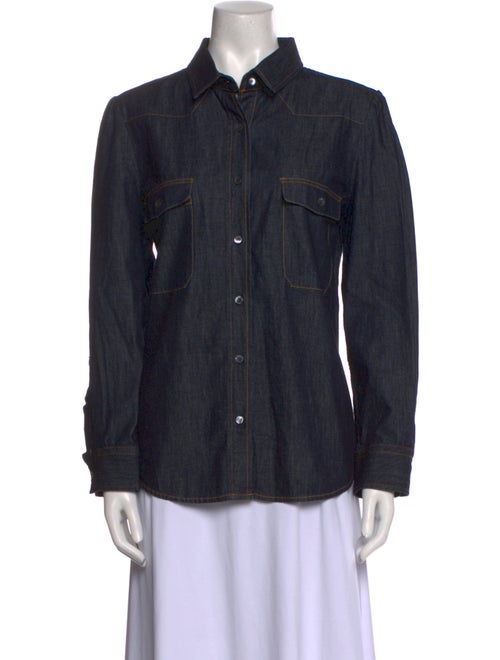 Goop G. Label Long Sleeve Button-Up Top
