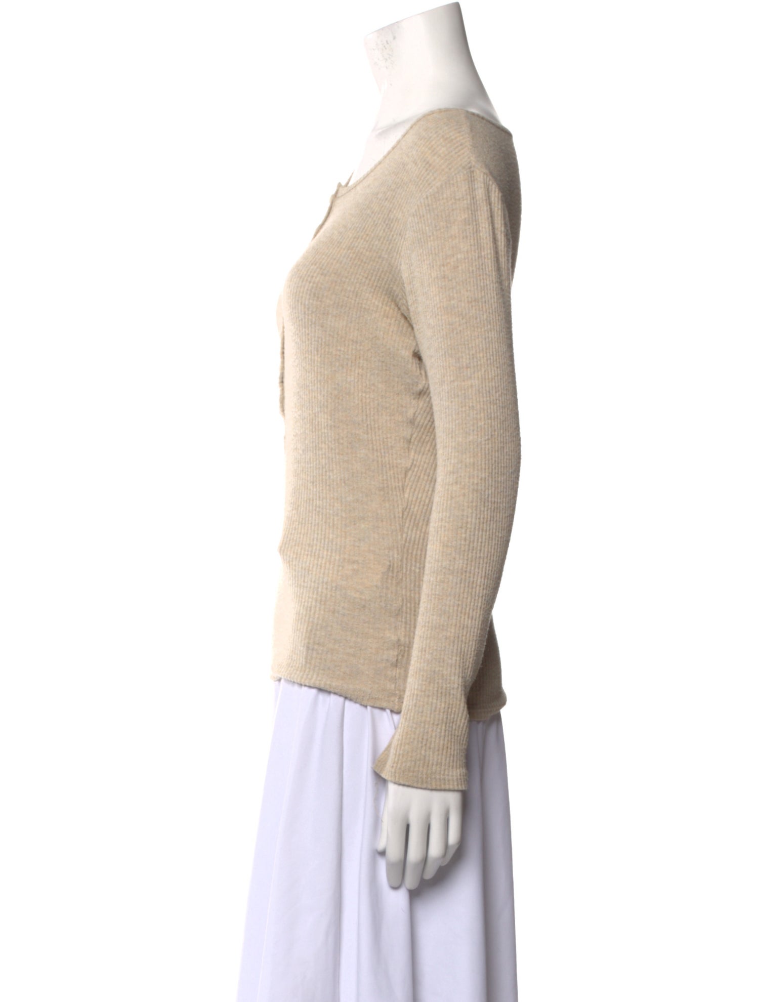 Goop G. Label Scoop Neck Long Sleeve Top