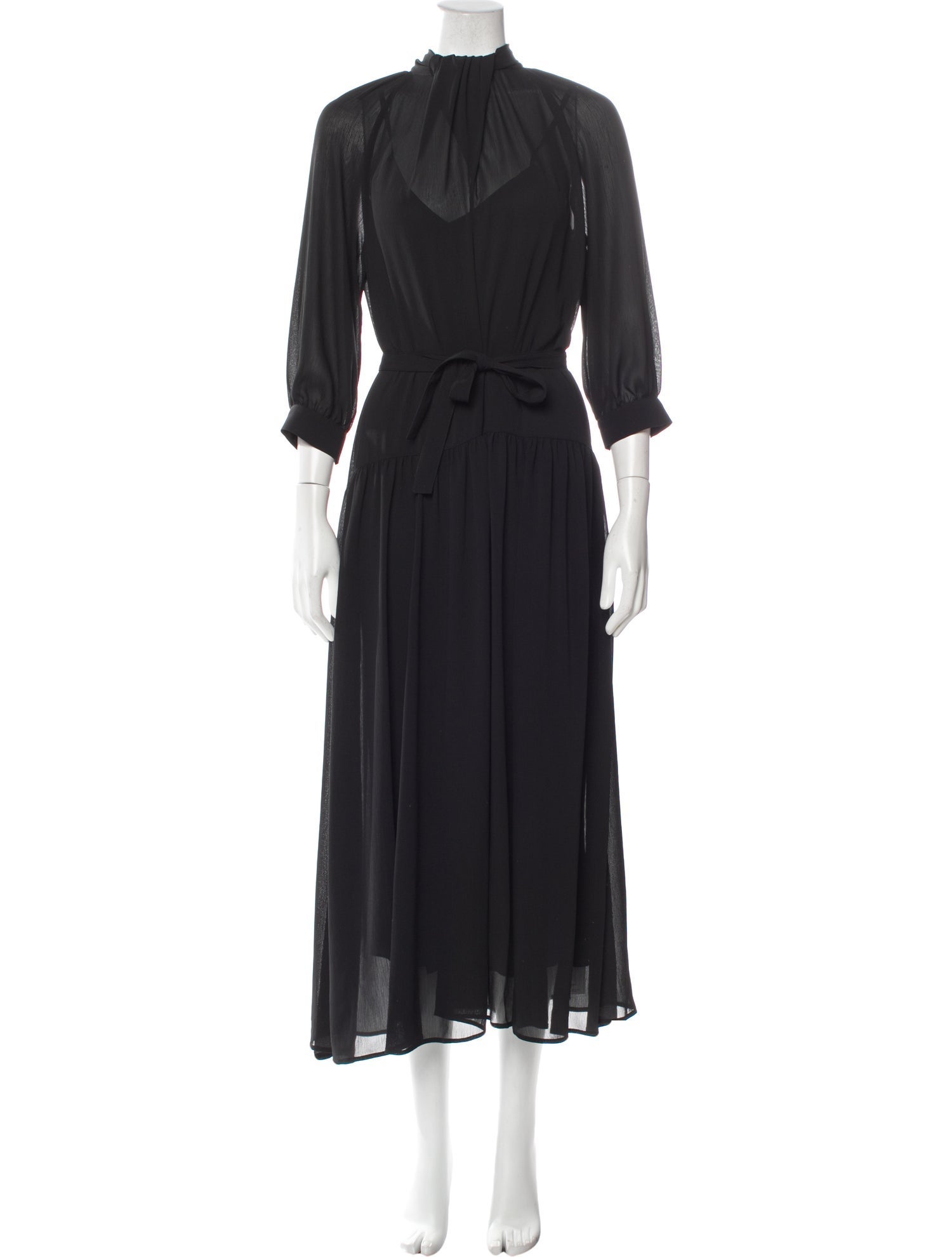 Goop G. Label Mock Neck Long Dress