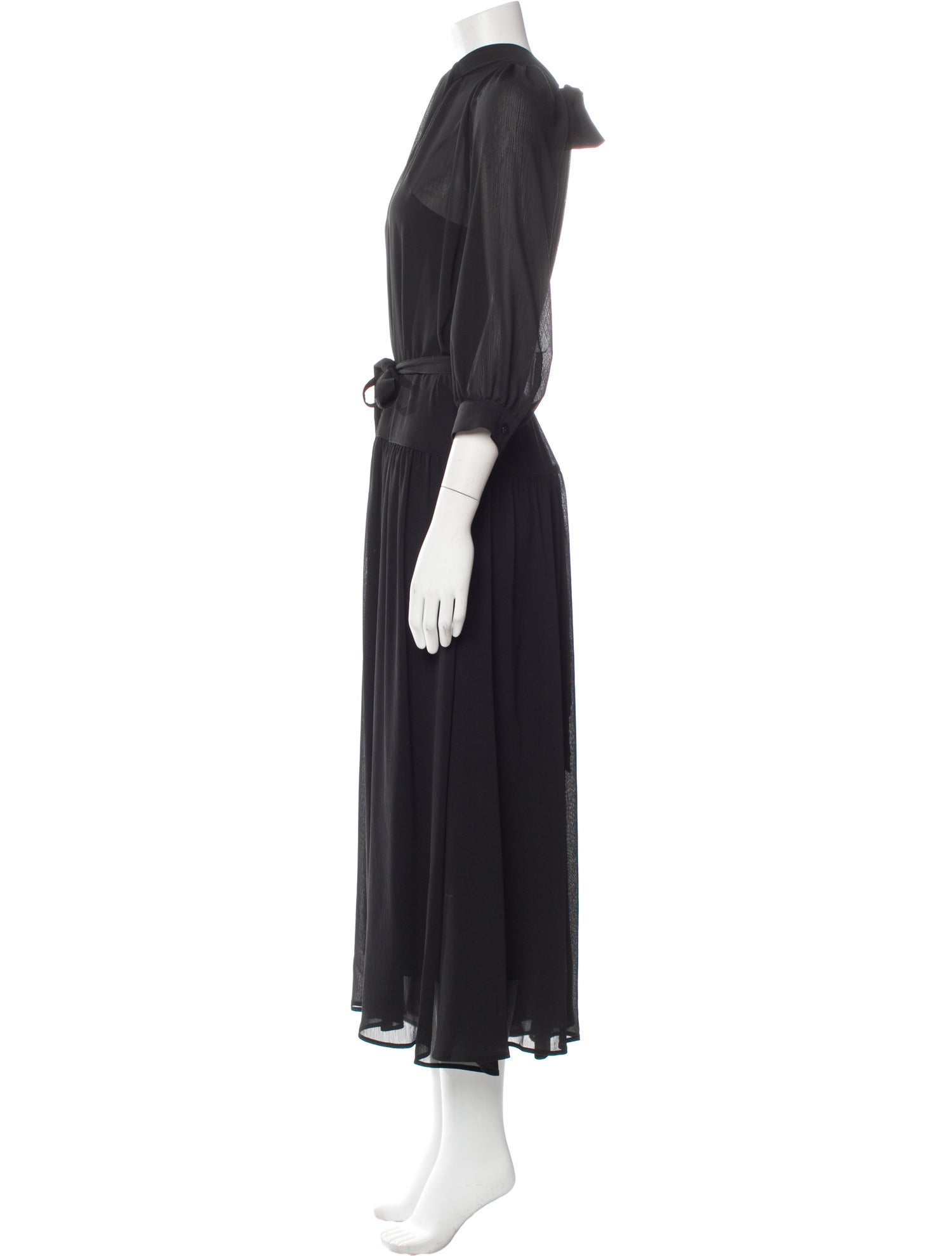 Goop G. Label Mock Neck Long Dress