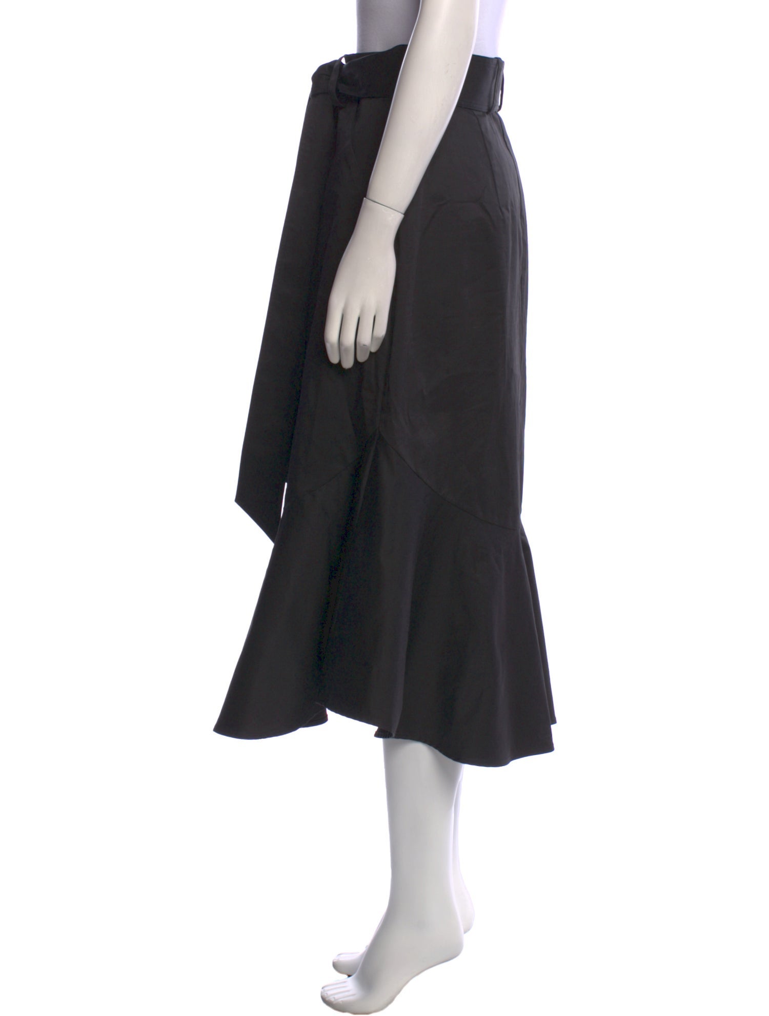 Goop G. Label Ruffle Embellishment Midi Length Skirt