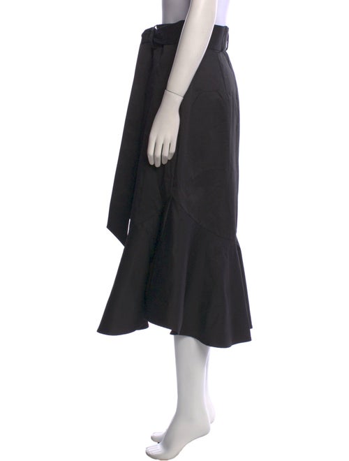 Goop G. Label Ruffle Embellishment Midi Length Skirt