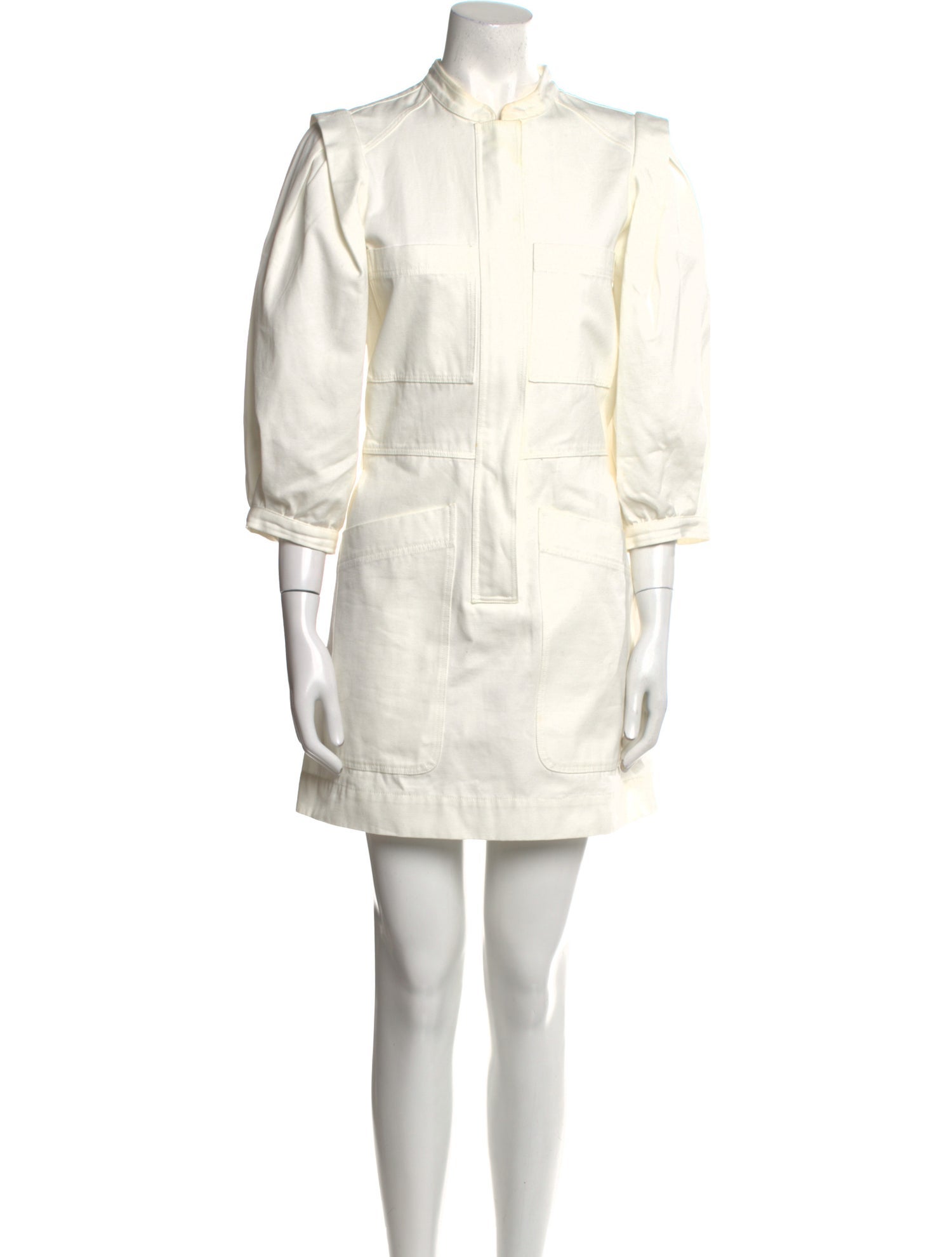 Goop G. Label Mock Neck Mini Dress