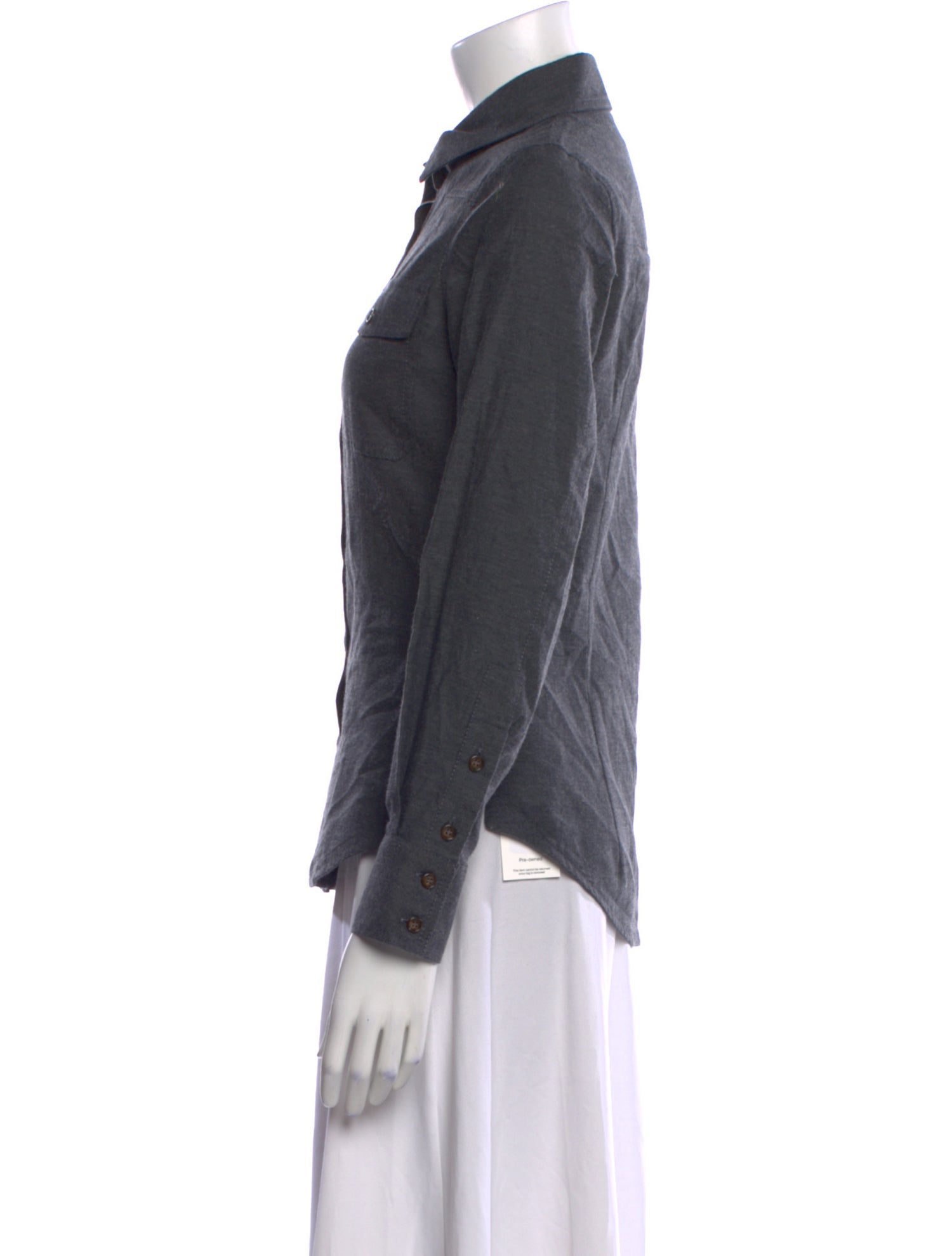 Goop G. Label Long Sleeve Button-Up Top