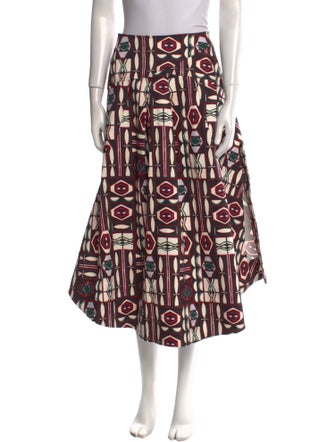 Goop G. Label Printed Midi Length Skirt