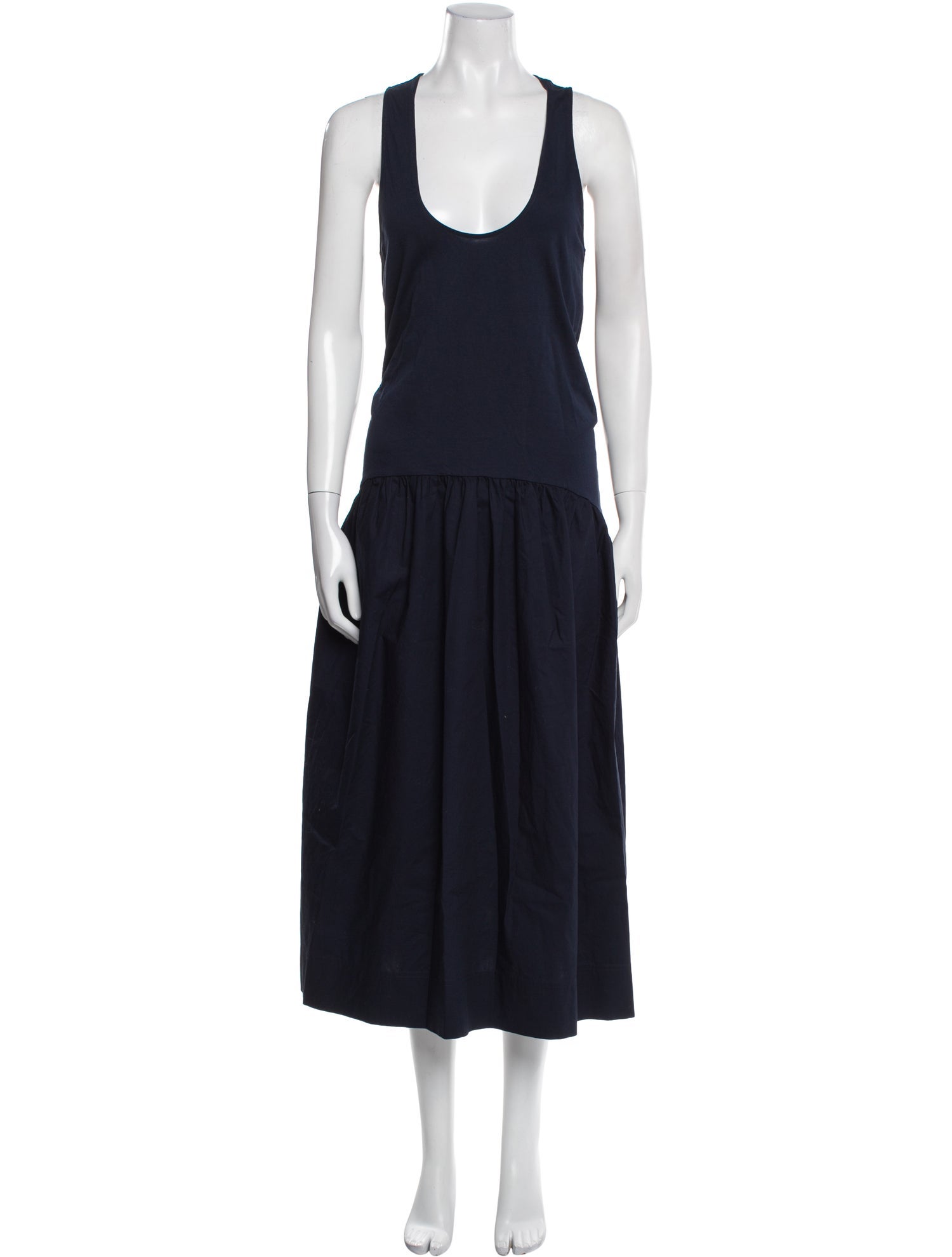 Goop G. Label Scoop Neck Long Dress