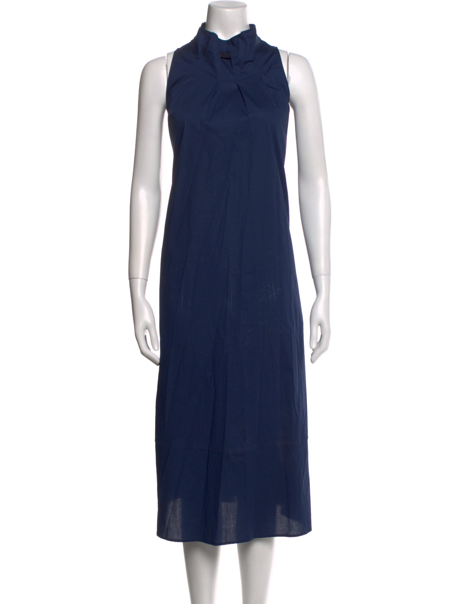Goop G. Label Mock Neck Midi Length Dress