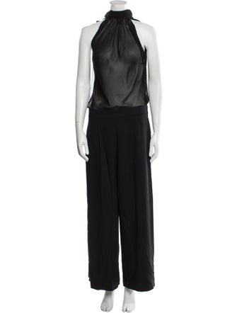 Goop G. Label Silk Halterneck Jumpsuit