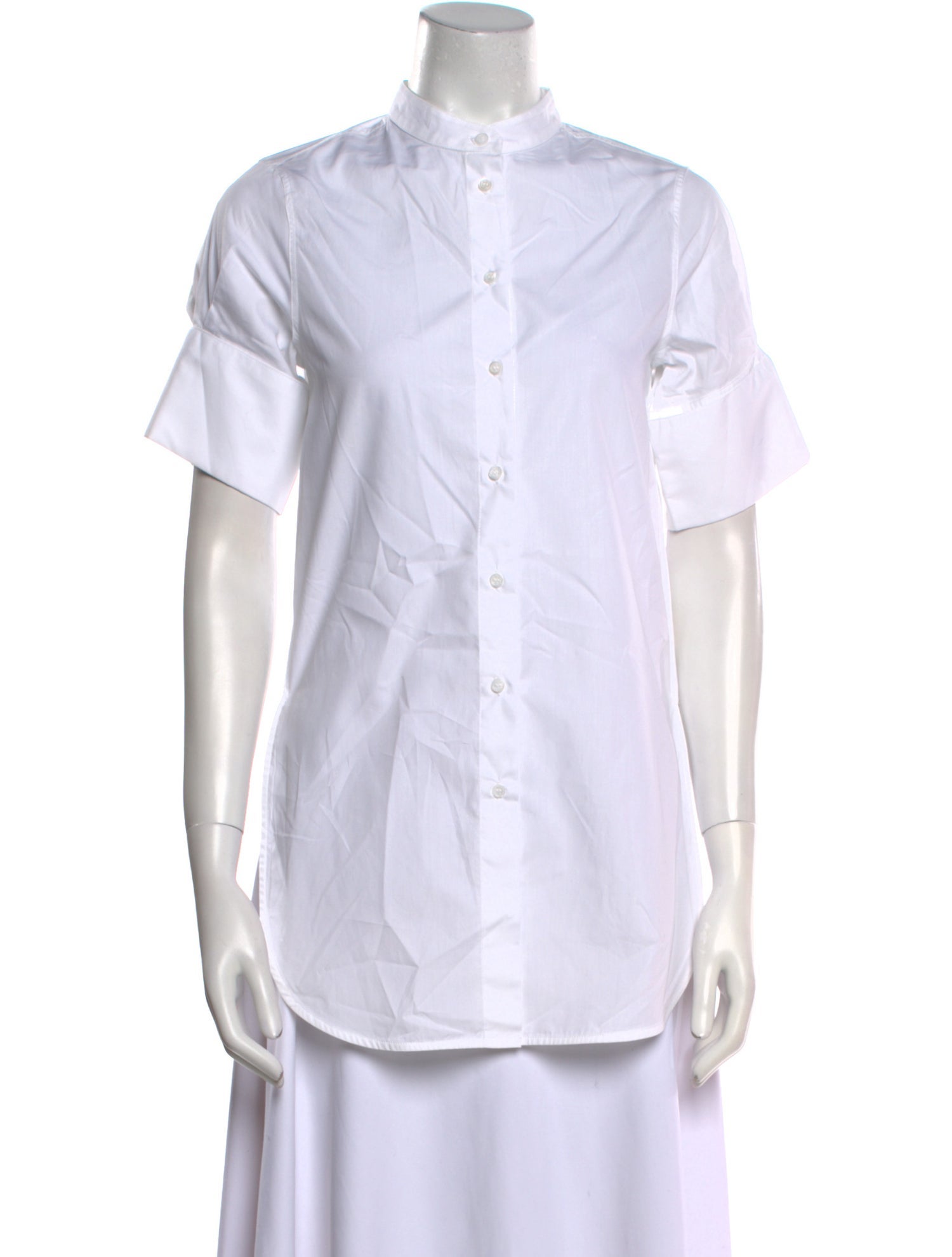 Goop G. Label Short Sleeve Button-Up Top