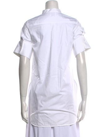 Goop G. Label Short Sleeve Button-Up Top