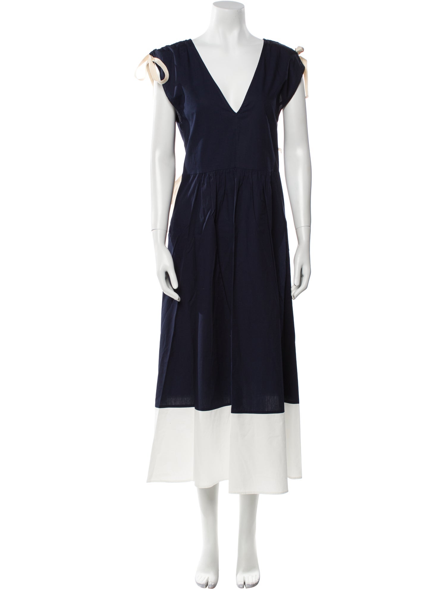 Goop G. Label V-Neck Long Dress