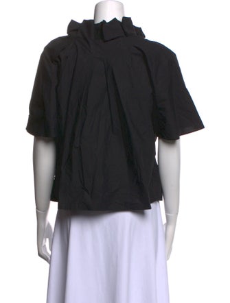 Goop G. Label V-Neck Short Sleeve Blouse