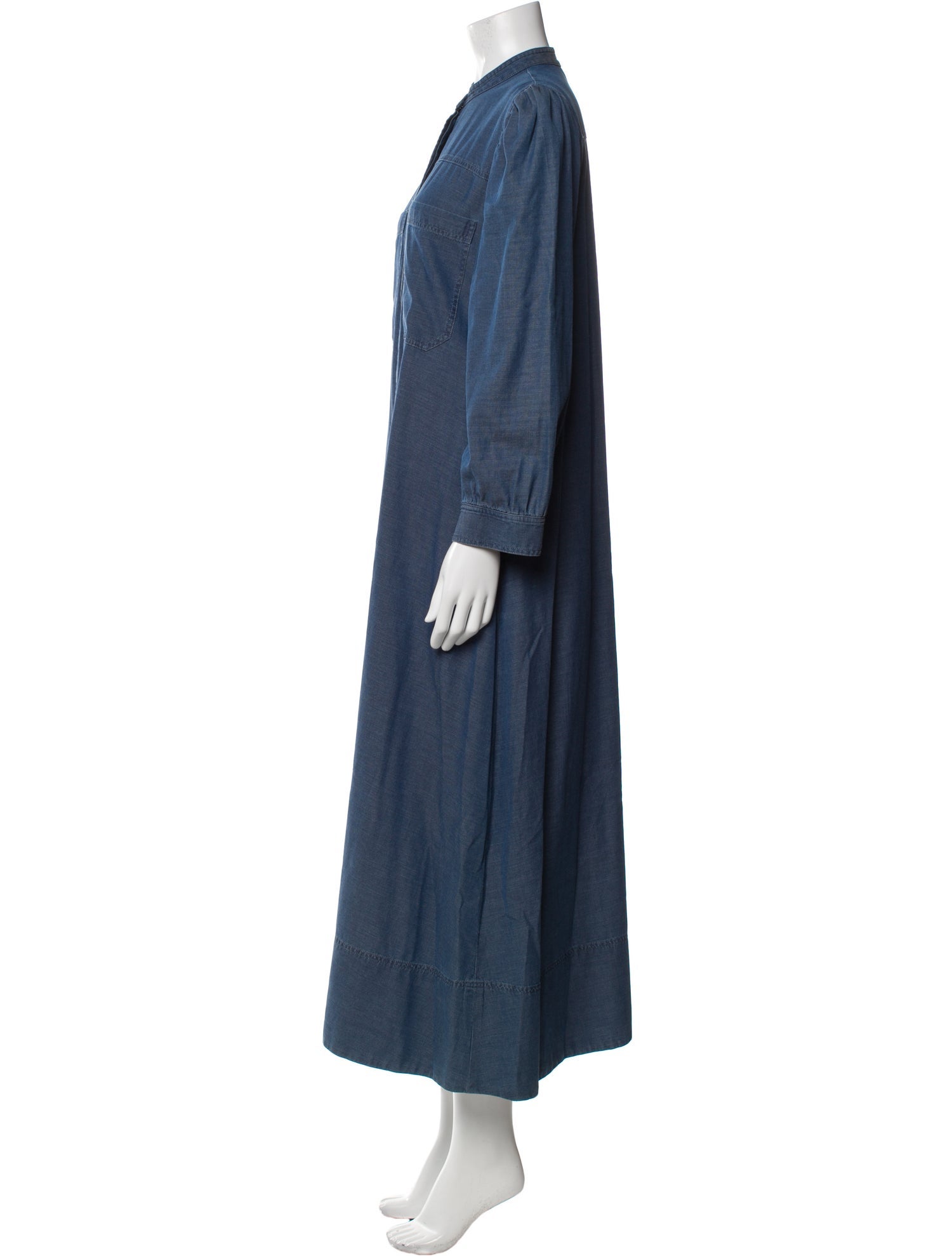 Goop G. Label Mock Neck Long Dress