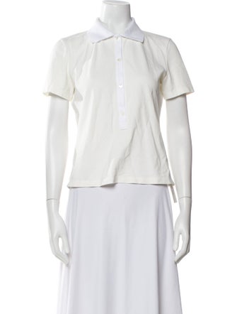Goop G. Label Short Sleeve Button-Up Top