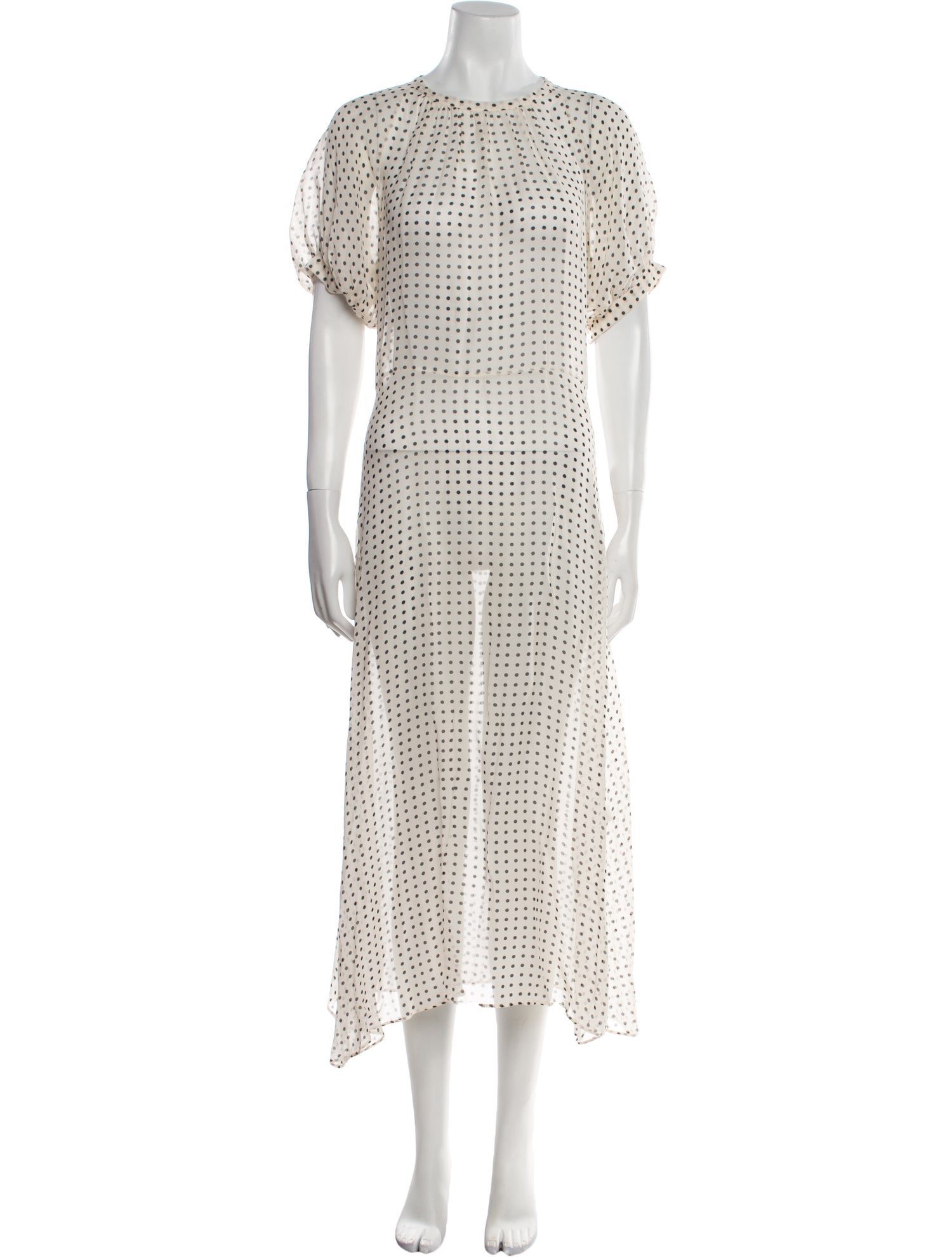 Goop G. Label Polka Dot Print Long Dress